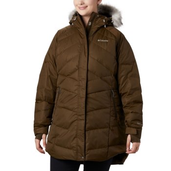 Columbia Ženske Jakne - Lay D Down II Mid Plus Size Maslinasto Zelene | IRSC-96085
